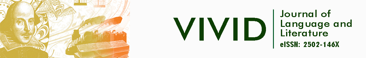 Cover Vivid: Journal of Language and Literature